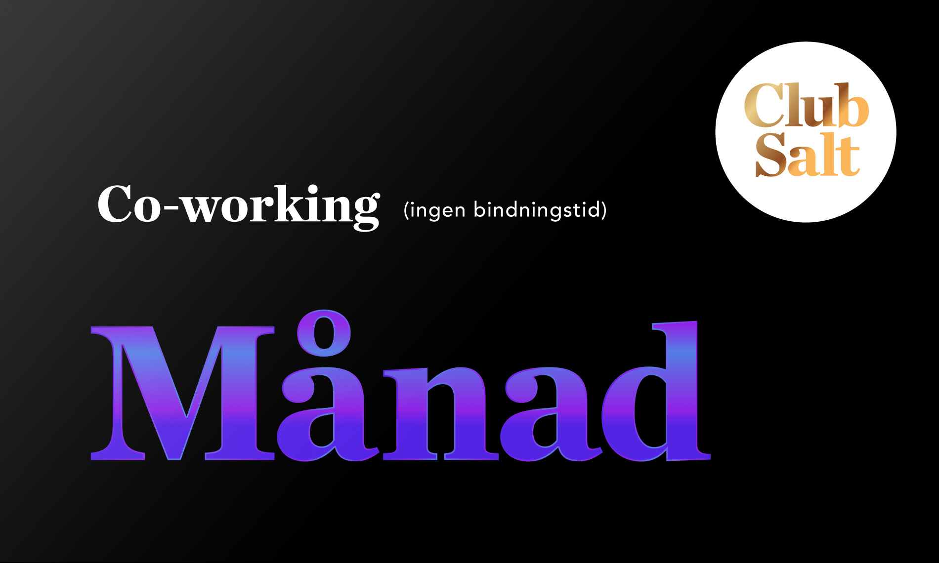 Medlemskap Bröd & Salt Co - working - Coworker Månadskort - brodochsalt #Café stockholm#